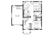 Craftsman Style House Plan - 1 Beds 1 Baths 1054 Sq/Ft Plan #23-2386 