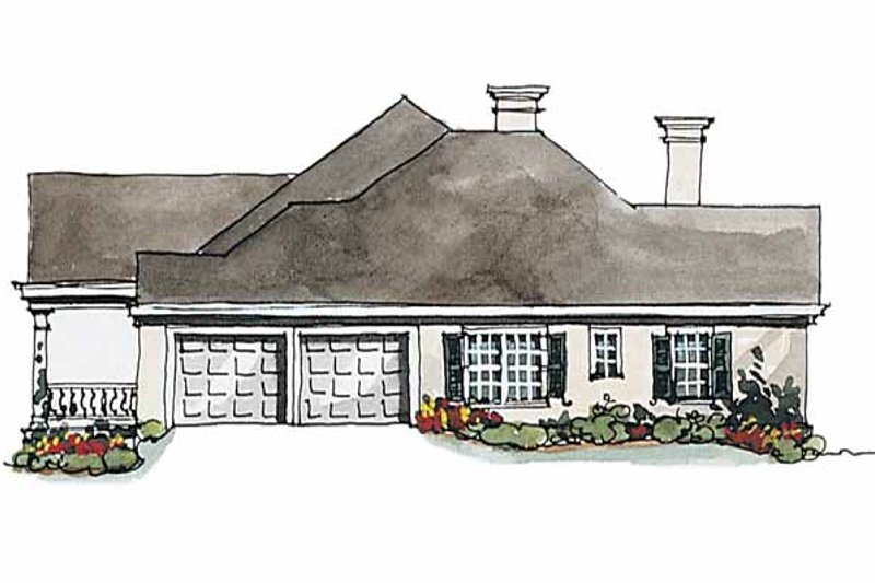 Home Plan - Exterior - Other Elevation for Classical House Plan #429-174 - 3 bed, 2.5 bath
