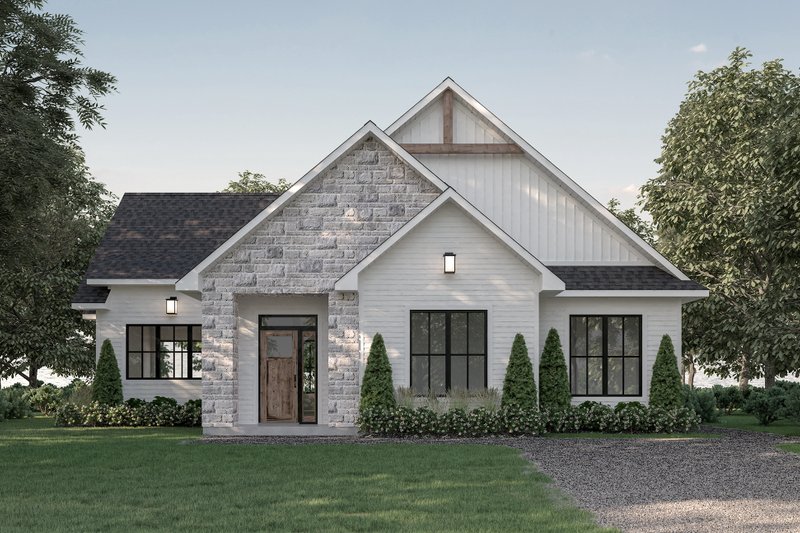 Dream House Plan - Exterior - Front Elevation 2 for Farmhouse House Plan #23-2768 - 4 bed, 3 bath