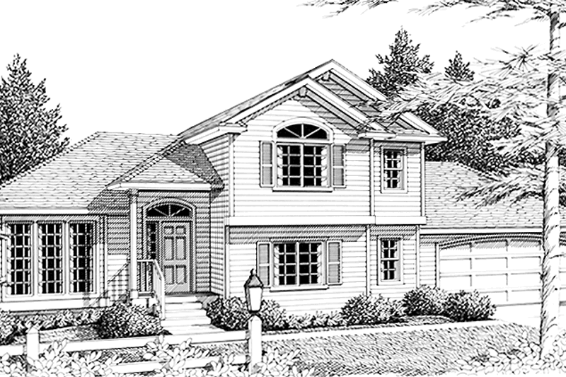 Dream House Plan - Traditional Exterior - Front Elevation Plan #1037-32