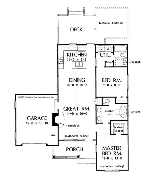 Home Plan - Ranch Floor Plan - Main Floor Plan #929-234