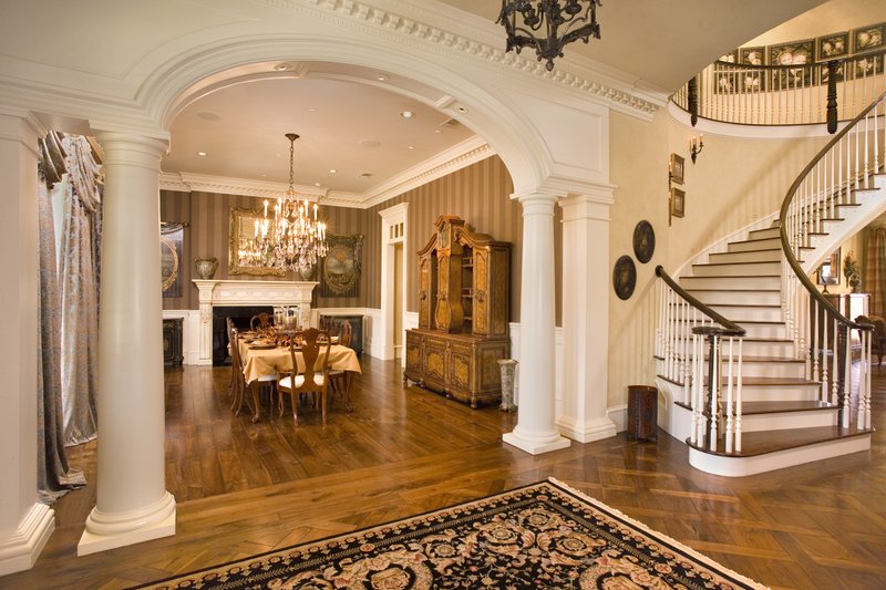 Architectural House Design - Interior - Dining Room for Southern House Plan #20-2173 - 6 bed, 6.5 bath