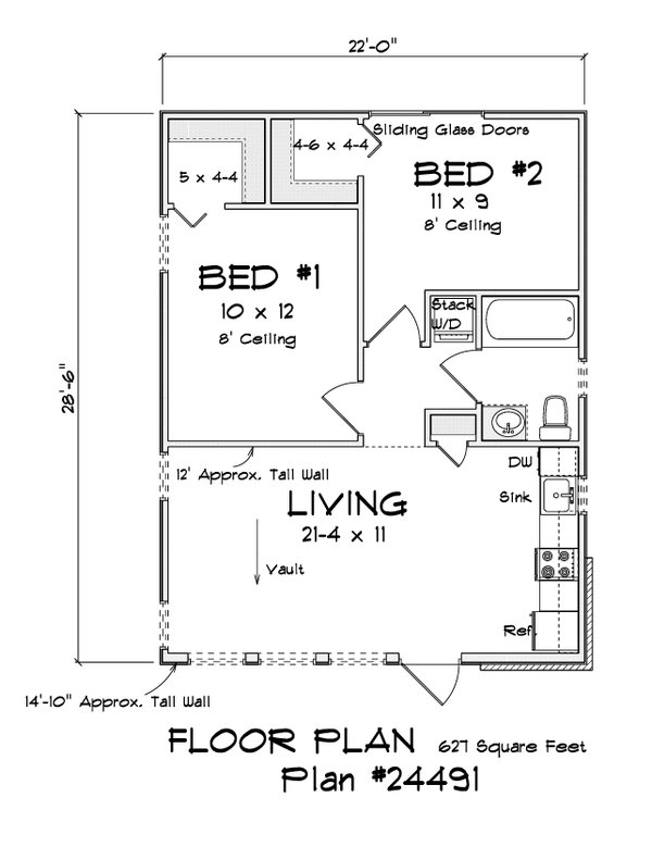 Home Plan - Modern Floor Plan - Main Floor Plan #513-2284