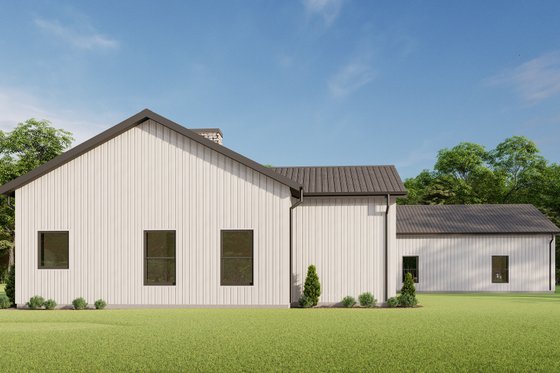 Exterior - Other Elevation 5 for Barndominium House Plan #1092-42 - 4 bed, 2.5 bath