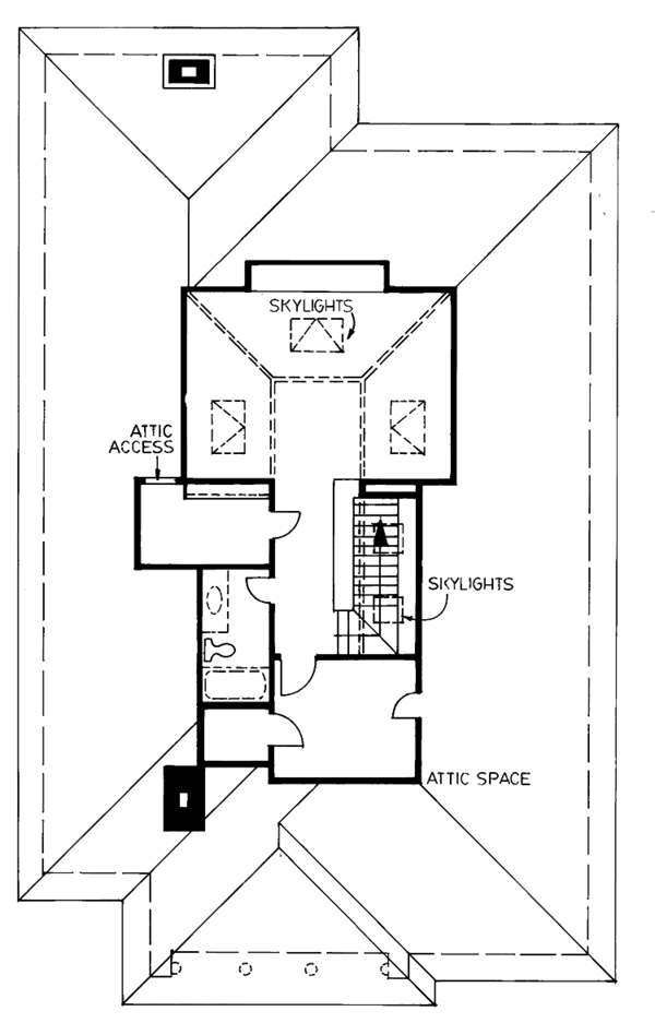 Architectural House Design - Mediterranean Floor Plan - Other Floor Plan #47-1050