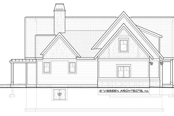 Exterior - Other Elevation 1 for Craftsman House Plan #928-228 - 4 bed, 4 bath
