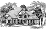 Traditional Style House Plan - 4 Beds 3.5 Baths 3163 Sq/Ft Plan #927-137 