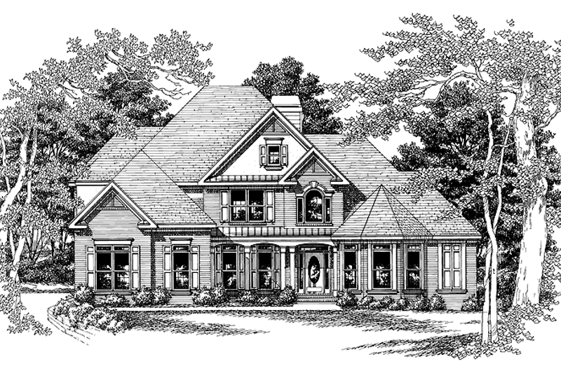 Home Plan - Exterior - Front Elevation 3 for Traditional House Plan #927-137 - 4 bed, 3.5 bath