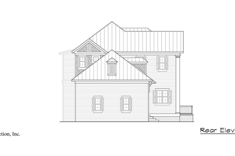 Dream House Plan - Exterior - Rear Elevation 1 for Classical House Plan #930-526 - 3 bed, 2.5 bath