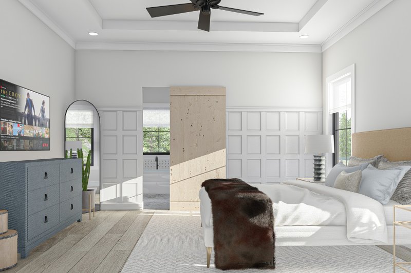 House Design - Interior - Master Bedroom for Farmhouse House Plan #455-238 - 4 bed, 3 bath