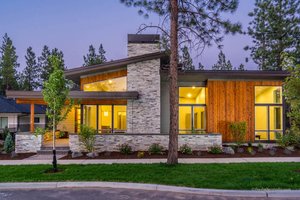 Home Plan - Modern Exterior - Front Elevation Plan #895-101