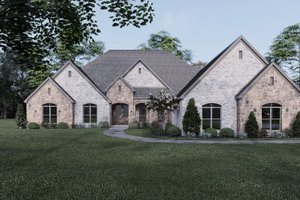 Home Plan - European Exterior - Front Elevation Plan #923-403