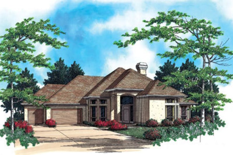 Home Plan - Exterior - Other Elevation for Mediterranean House Plan #48-295 - 3 bed, 2.5 bath