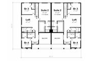 Modern Style House Plan - 4 Beds 3.5 Baths 4864 Sq/Ft Plan #20-2534 