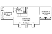 Southern Style House Plan - 5 Beds 3.5 Baths 3238 Sq/Ft Plan #406-110 