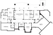 European Style House Plan - 5 Beds 5.5 Baths 7031 Sq/Ft Plan #48-362 