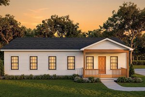 Dream House Plan - Exterior - Front Elevation for Country House Plan #932-1418 - 3 bed, 2 bath
