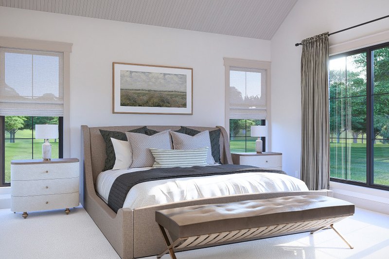 Dream House Plan - Interior - Master Bedroom for Cottage House Plan #455-800 - 3 bed, 2.5 bath