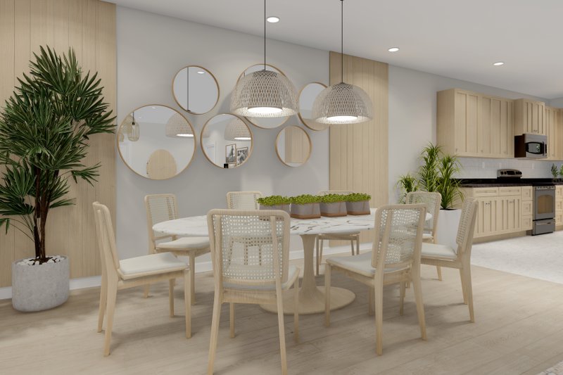Dream House Plan - Interior - Dining Room for Traditional House Plan #1060-316 - 2 bed, 2 bath