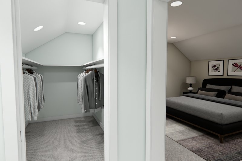 House Blueprint - Interior - Master Bedroom 2 for Farmhouse House Plan #51-1351 - 4 bed, 2.5 bath