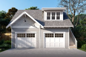 Craftsman Exterior - Front Elevation Plan #461-88