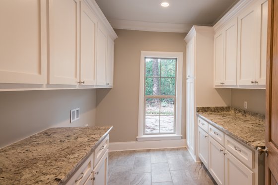 Interior - Laundry for European House Plan #430-103 - 4 bed, 2.5 bath