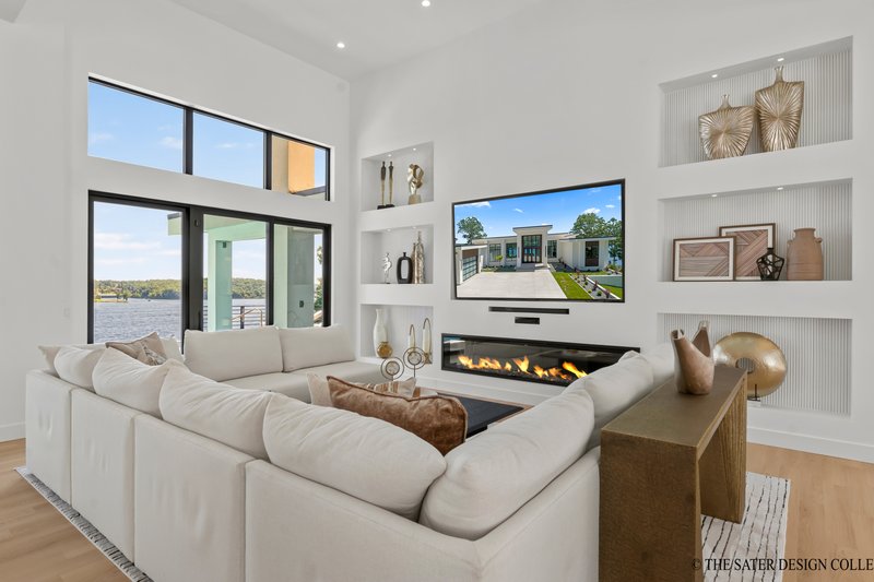 Architectural House Design - Interior - Family Room 5 for Contemporary House Plan #930-546 - 3 bed, 3.5 bath