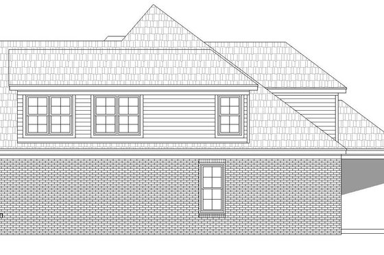Exterior - Other Elevation 1 for Country House Plan #932-102 - 4 bed, 3 bath