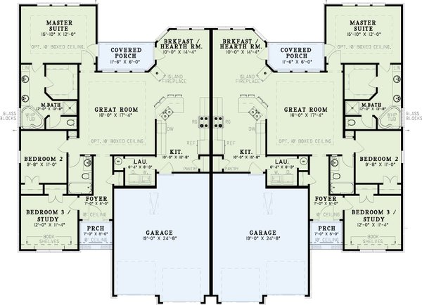 Dream House Plan - European Floor Plan - Main Floor Plan #17-1085