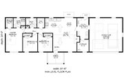 Ranch Style House Plan - 3 Beds 2 Baths 1397 Sq/Ft Plan #932-1070 