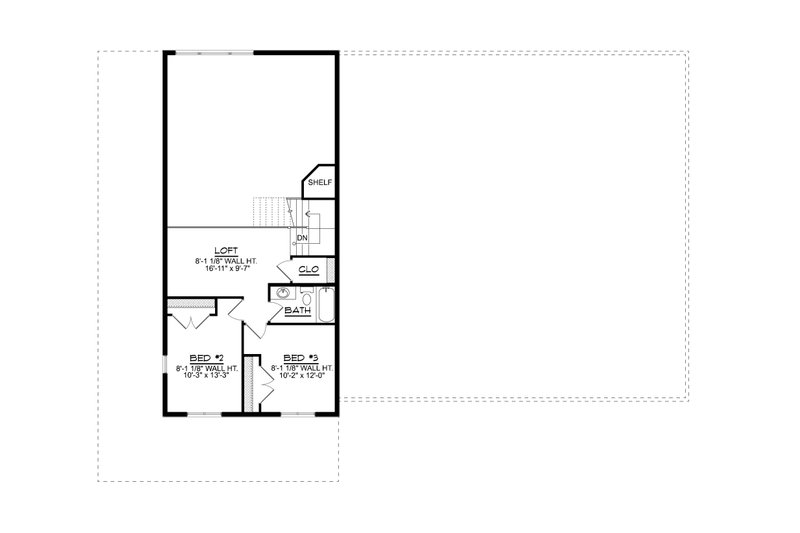 House Plan Design - Floor Plan - Upper Floor for Barndominium House Plan #1064-381 - 3 bed, 2.5 bath