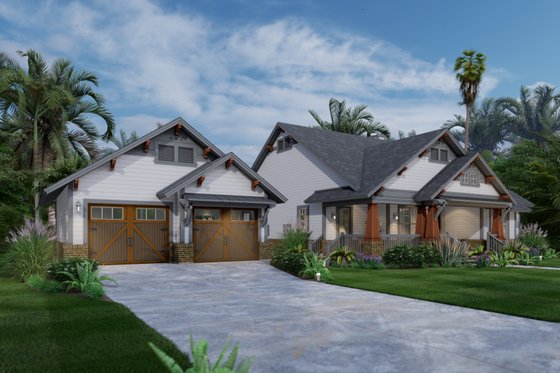 Exterior - Other Elevation 2 for Cottage House Plan #120-278 - 3 bed, 2 bath