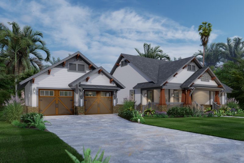 Dream House Plan - Exterior - Other Elevation 2 for Cottage House Plan #120-278 - 3 bed, 2 bath