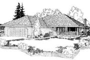 Traditional Style House Plan - 3 Beds 2 Baths 1248 Sq/Ft Plan #303-285 