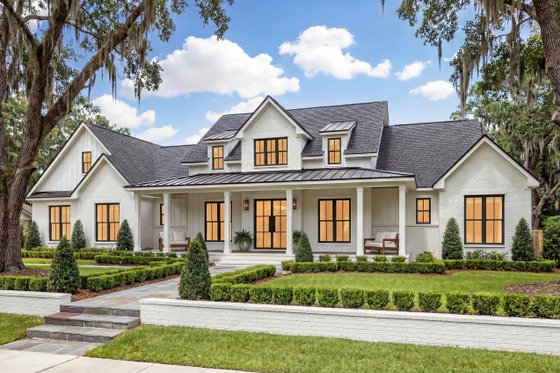Exterior - Front Elevation 12 for Farmhouse House Plan #430-421 - 3 bed, 3.5 bath