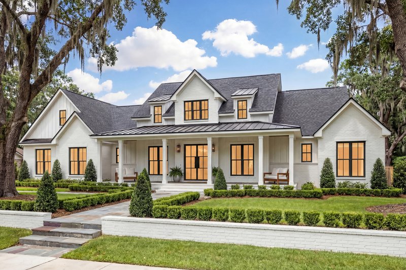 Dream House Plan - Exterior - Front Elevation 8 for Farmhouse House Plan #430-421 - 3 bed, 3.5 bath