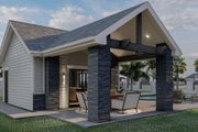 Beach Style House Plan - 0 Beds 1 Baths 306 Sq/Ft Plan #455-283 