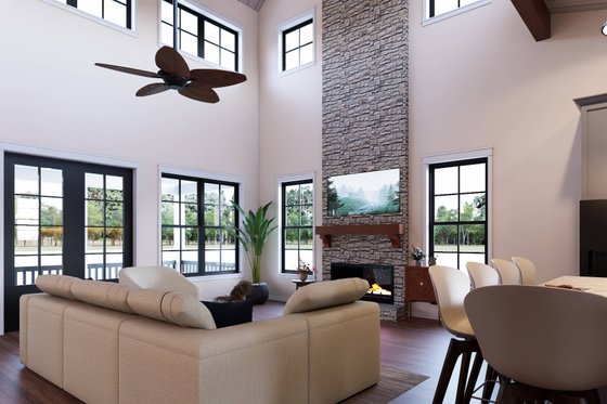 Interior - Family Room 2 for Farmhouse House Plan #932-1425 - 3 bed, 2.5 bath