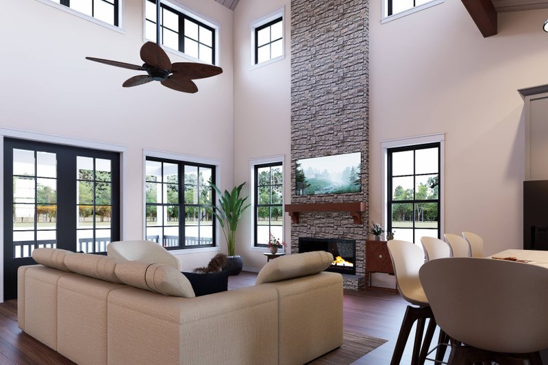 House Plan Design - Interior - Family Room 2 for Farmhouse House Plan #932-1425 - 3 bed, 2.5 bath