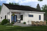 Farmhouse Style House Plan - 3 Beds 2 Baths 1319 Sq/Ft Plan #51-1328 
