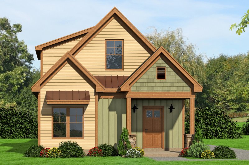 Home Plan - Country Exterior - Front Elevation Plan #932-20