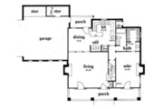 Traditional Style House Plan - 3 Beds 2 Baths 1600 Sq/Ft Plan #36-138 