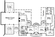 European Style House Plan - 5 Beds 6.5 Baths 7892 Sq/Ft Plan #119-188 