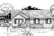 Ranch Style House Plan - 3 Beds 1 Baths 962 Sq/Ft Plan #334-102 