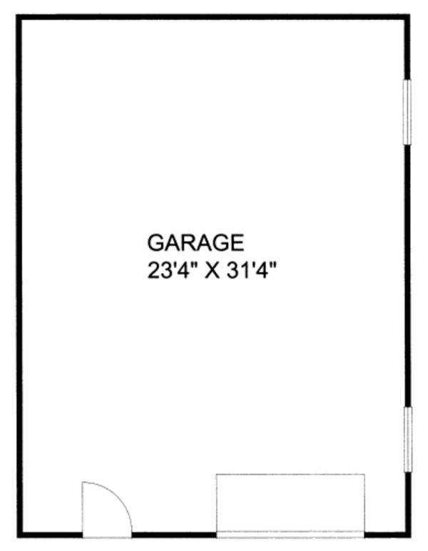 Architectural House Design - Traditional Floor Plan - Main Floor Plan #117-720