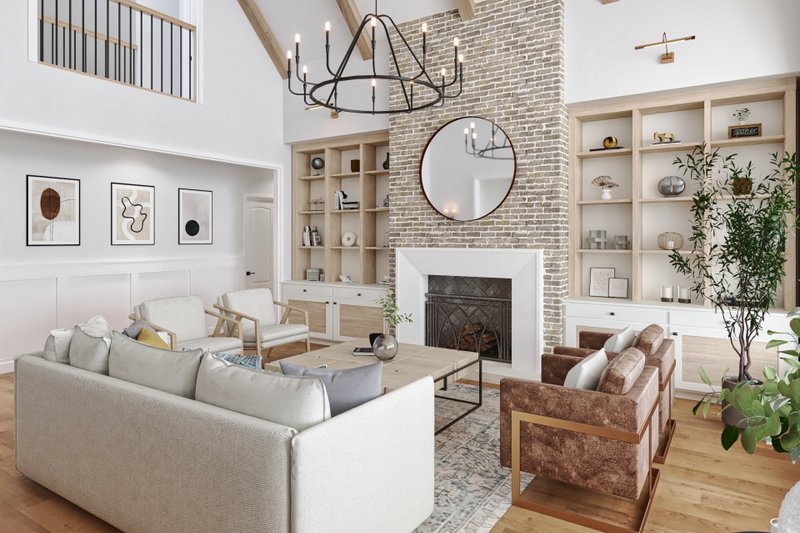Architectural House Design - Interior - Other 1 for Farmhouse House Plan #119-459 - 4 bed, 4.5 bath