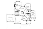 European Style House Plan - 4 Beds 3.5 Baths 4068 Sq/Ft Plan #93-212 