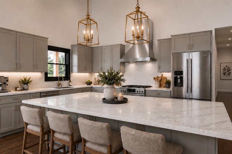 House Blueprint - Interior - Kitchen for Barndominium House Plan #1064-492 - 4 bed, 3.5 bath