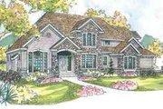 European Style House Plan - 4 Beds 3.5 Baths 3798 Sq/Ft Plan #124-530 