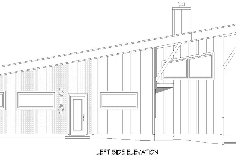 House Blueprint - Exterior - Other Elevation for Country House Plan #932-1312 - 2 bed, 2.5 bath